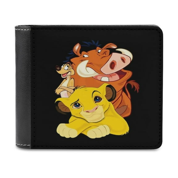 Lion Kin PU Leather Wallet with Multiple Card Slot Lightweight Wallet