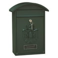 thumbnail image 2 of VONKY Mailbox Mail Secure Locking Mail Box 26x10x36cm Decorative Letterbox Green, 2 of 8