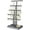 Black and Weathered Grey, variant on Jewelry Tree Stand White Metal and Wood Base Large Storage Jewelry Organizer for Necklaces Bracelets Earrings Holder Organizer Jewelry Display Gift White and White