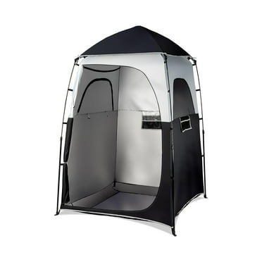 6.8FT Shower Tent, Large Instant Pop Up Shelter, Privacy Changing Room Tent with Mesh Floor and Carrying Bag for Dressing, Toilet, Camping, Lightweight and Sturdy
