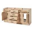 thumbnail image 6 of Ariel Hepburn 66 Inch Double Sink Base Cabinet In Oak, 6 of 10