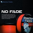 thumbnail image 4 of Reaction Tackle Braided Fishing Line – Never Fade, Ultra Strong PE Braid, Abrasion-Resistant, Zero Stretch for Freshwater & Saltwater - Hi Vis Green (No Fade) 30LB / 300yd, 4 of 9
