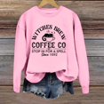 thumbnail image 2 of Venzia Women Halloween Crewneck Sweatshirt, Black Long Sleeve Pullover Top, Casual Fall Graphic Sweatshirt, 2 of 4