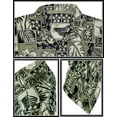 thumbnail image 5 of HAPPY BAY Men's Hawaiian Shirts Short Sleeve Button Down Shirt Floral Shirt Men Casual Beach Vacation Hawaii Island Shirts for Men Funny L Hawaii Collage Print, Black, 5 of 5