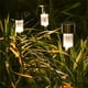 thumbnail image 3 of Paquete de 10 luces solares decorativas para exteriores, luz alimentada por energía Solar, para patio, pasarela, 3 of 5