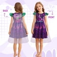 thumbnail image 2 of Benylion Girls Costumes Princess Birthday Party Dress Popular Musical Cosplay Halloween Outfits with Cape for 1-2 years, 2 of 6