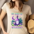 thumbnail image 2 of My Kind of Witchcraft Shirt – Tequila Magic Halloween Tee, White, Size S, 2 of 6