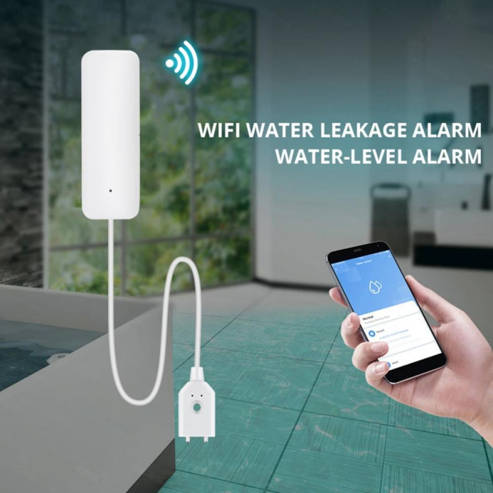 WIFI Water Leakage Detector Water Leak Sensor Wireless Water Level Detector Water Leak Alarm Sensor Home Waterproof Smart Remote Notification