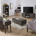thumbnail image 6 of Caffoz Scandinavian Modern TV Media Console Stand with Cable Management, 63 in, 6 of 9