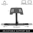 thumbnail image 3 of Universal Laptop Treadmill Desk, Adjustable Ergonomic Notebook Mount Stand for Treadmills Stand-TDML1, 3 of 4