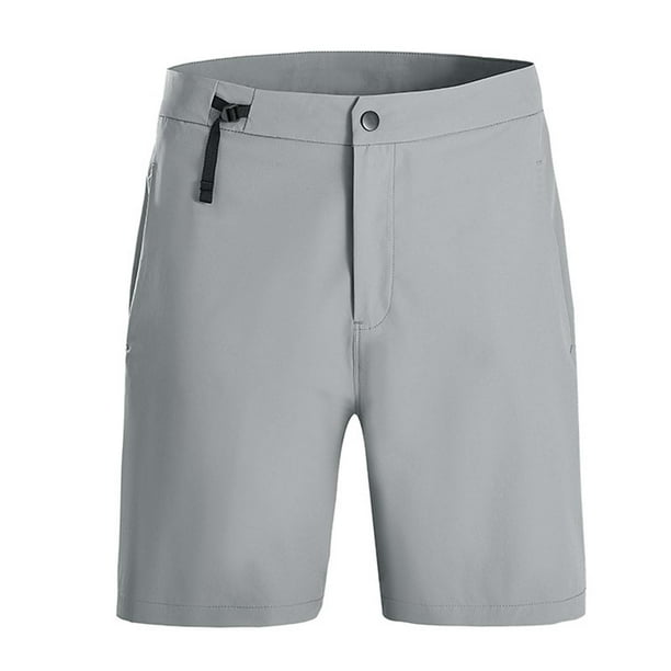 Pantalones deportivos de 3 cortes para hombre, para actividades al aire libre, de nailon y spandex ligeros, de secado rápido, con una longitud de 12,7 cm, para senderismo y actividades de ocio.