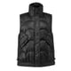 thumbnail image 1 of Gibobby Chalecos de mujer, Outwear Chaleco para mujer, ligero con bolsillos con cierre Qiulted acolchado, cuello alto, bolsillos acolchados con cierre, chaleco acolchado(Negro,G), 1 of 3