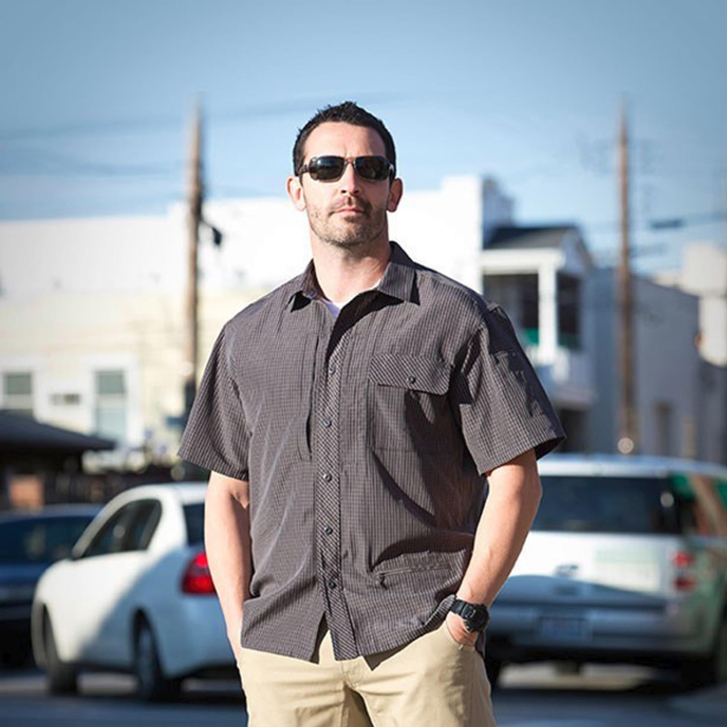Covert Button Up Casual Tactical Shirt 