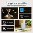 thumbnail image 5 of EDX 10 Pint Small Dehumidifier, Silent Mini Dehumidifier, Portable Dehumidifier,for Bathroom, Room, RV House, White, 5 of 10