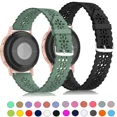 thumbnail image 2 of Correa deportiva con cordón para Samsung Galaxy Watch 7/4/5 Pro/6 Classic/Active 2, correa de silicona de 20 mm y 22 mm para mujer, pulsera Huawei GT 4-3-2-2e, 2 of 5