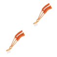 thumbnail image 2 of Transemion Microfiber Cleaning Brush Durable And User Friendly Easy To Clean Blinds Window Duster Scratch-proof PP Made Orange 2Set, 2 of 6