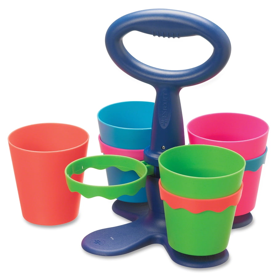 Westcott Scissor Caddy, Anti-Microbial, Rotating, Multi-Color, 1-Count, Preschool Educational Level