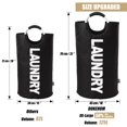 thumbnail image 3 of Cesto de ropa DOKEHOM XL, 125 L, plegable, negro, 3 of 9