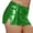 Green*, variant on RUTAYY Women's Skirt Solid Color Bodycon Stretchy Satin Adjustable Waistband Dance Party Soft Comfortable Trendy Vibrant Mini Skirt