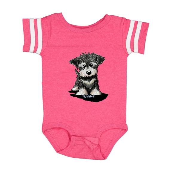 Inktastic Schnauzer Pup Boys or Girls Baby Bodysuit