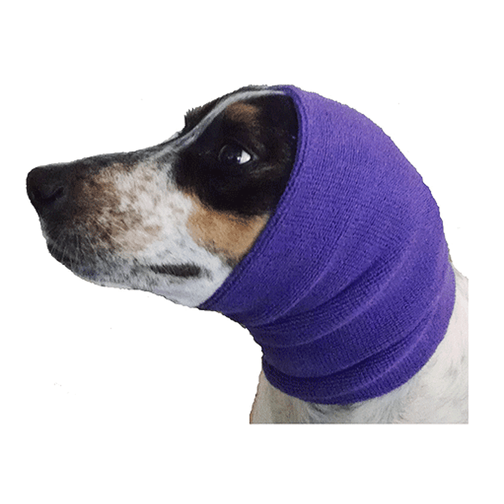 2 Pack Gentle Compression Dog Ear Band Calm Pet Anxiety Stress During