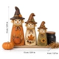 thumbnail image 4 of Vintage Wooden Scarecrow Fall Decor Set, Rustic Harvest Decor Collection with Scarecrow & Friends, Farmhouse Tabletop Ornaments for Autumn, 4 of 7