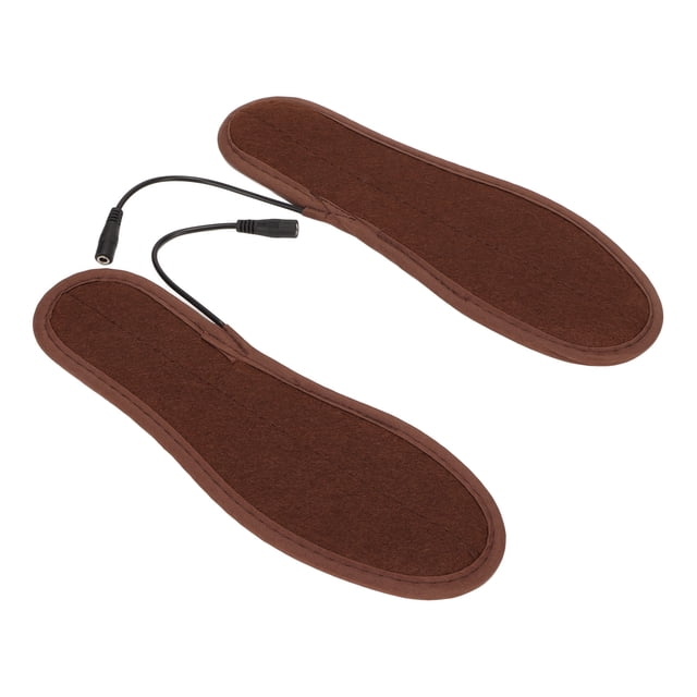 Fast Heating, Washable, Carbon Fiber Heating Material Unisex Heated Insoles With 2 Parts Power Cord For Warmth And Comfort