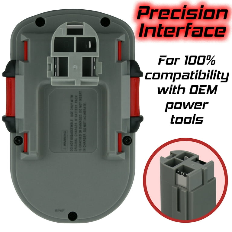 2x High Quality 18V 2.4AH Aftermarket Batteries for Bosch BAT180 BAT181 BAT025 BAT026 with 2 Year Warranty Walmart