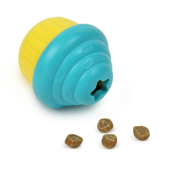 Brightkins Small Cupcake Dog Toy, Durable Treat Dispenser for Playful Dogs and Easy Clean