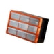 thumbnail image 2 of Gabinete de almacenamiento con cajones y compartimentos organizadores de múltiples rejillas para la familia Cuadrícula mediana naranja 9, 2 of 9