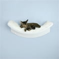 thumbnail image 2 of The Refined Feline, Lotus Leaf Cat Shelf, White, 2 of 6