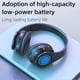 thumbnail image 5 of Auriculares Pisexur para hombre con Bluetooth 5.2 para esports, baja latencia, cómodos, 20 horas de uso, plegables con micrófono, para niños y organizador de electrónica., 5 of 8