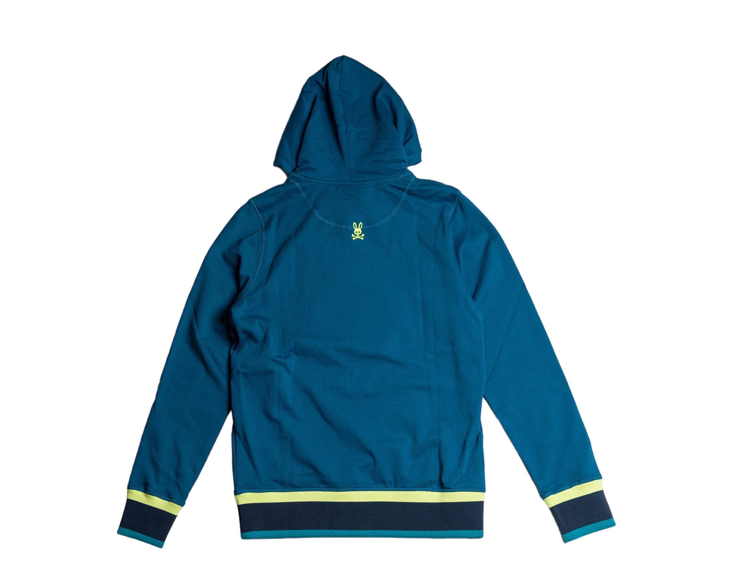 Psycho Bunny Corby Twill Logo Midnight Ocean Blue Hoodie