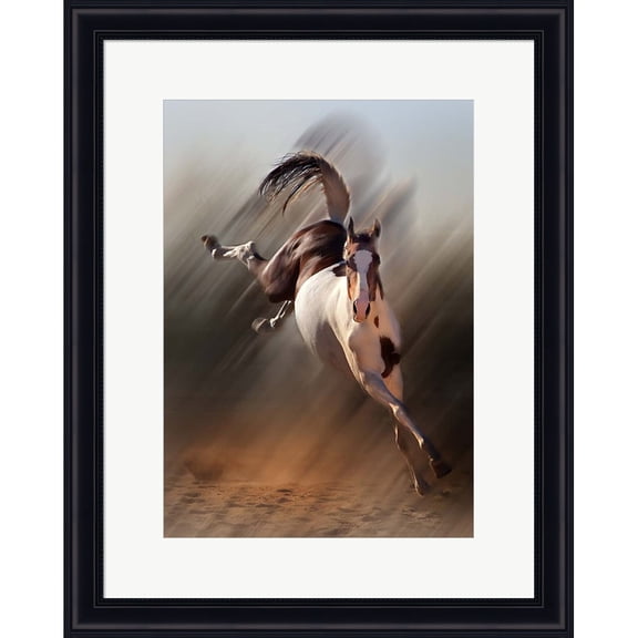Great Art Now Kickin' Up by Susan Quin Byrd, Framed Wall Art, 19.25W x 24H