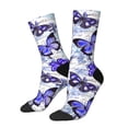 thumbnail image 1 of Balery Butterflies Calcetas Largas con Estampado para Hombre y Mujer – Suaves y Transpirables, Talla Única (US 5-11), 1 of 6