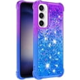 thumbnail image 3 of Case for Samsung Galaxy A35 5G, Galaxy A35 5G Case Liquid Cute Clear Glitter Heavy Duty Shockproof Back Cover Soft TPU for Girls Women Case for Samsung Galaxy A35 5G Gradient Purple, 3 of 6