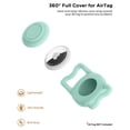 thumbnail image 3 of MJSHUN for Airtag Dog Collar Holder, Waterproof Dog Collar Holder for Apple AirTag (Gen 1 & 2), Stretchy Silicone Full Body Covered AirTag Case for Dog Collar Fit All Width Collar (Blue-3 Pack), 3 of 9