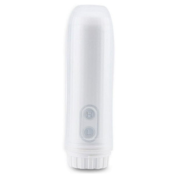 Lavadora de cuerpo eléctrica Bearachild 180 grados 2 engranajes ducha impermeable Unisex blanco