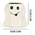 thumbnail image 2 of Nmdmisc Halloween Ghost Planter,Ceramic Ghost Pots with Drainage Holes,Unique Cute Ceramic Flower Pot with Face,Funny Horror Halloween Succulents Potted Plants,for Succulents,Flower and Plants, 2 of 4