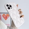 thumbnail image 5 of Water Ripple Glossy Case for iPhone 14 Pro Max Soft TPU Shockproof Camera Protective Back Cover for Women Girl Curly Wave Frame Phone Case for iPhone 14 Pro Max 6.7 Inch White, 5 of 13