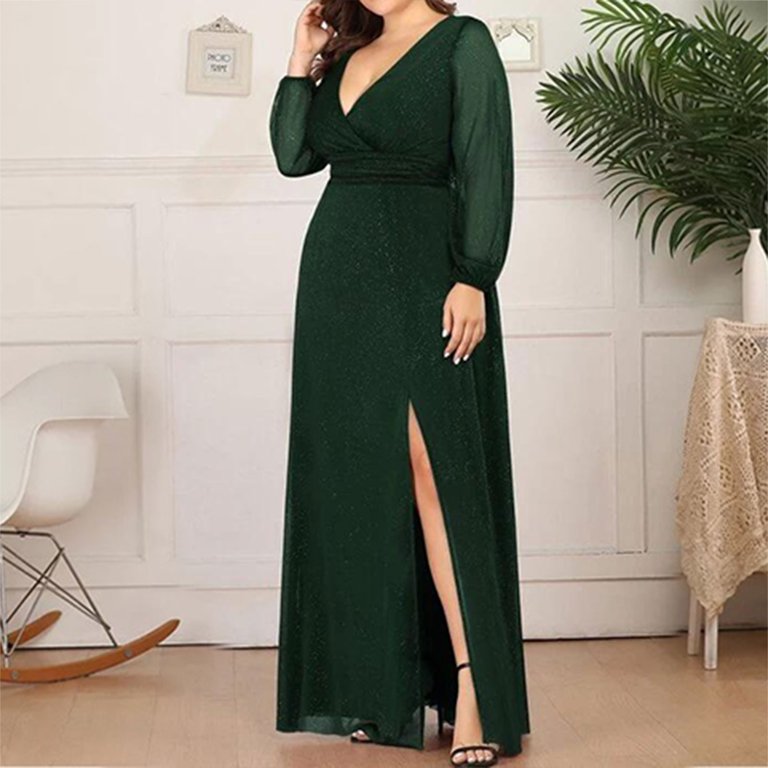 plus size sequin bridesmaid dresses Revelry Blair Sequin Navy Blue Gown Bridesmaid Dress Size 20