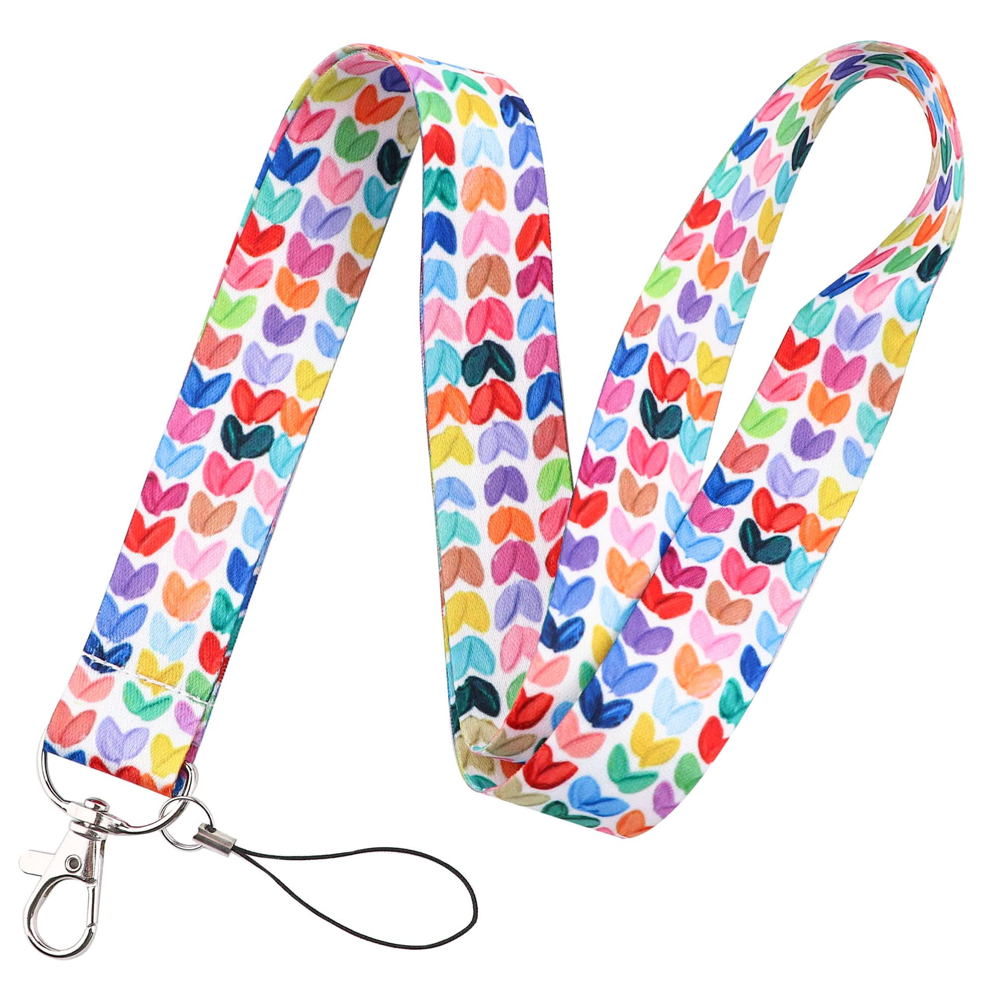 Ctosree 49 Pcs Confetti Lanyard Badge Lanyards for Women Kids Teacher  Lanyards Cute Colorful Lanyards with J hook & Detachable Buckle for Kids  Office Classroom Teachers Reward Party Favor, 7 Styles - Yahoo Shopping