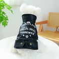 Pet Circle Dog Cat Clothes Thick Thick Padded Coat Good Son Leather Pet