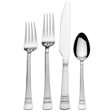 International Silver Kensington 34-piece Stainless Steel Flatware Set