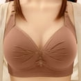 thumbnail image 4 of 2 Pack Bras for Women, No Underwire Push up Bralette, Plus Size Comfortable Wire Free Full Support Lingeries, 4 of 6