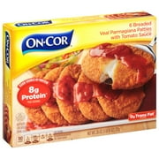 On-Cor® 6 Breaded Veal Parmagiana Patties with Tomato Sauce 26 oz. Box