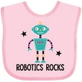 thumbnail image 3 of Inktastic Robotics Rocks Funny Robot Boys or Girls Baby Bib, 3 of 4