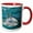 Red/White, variant on 3drose, Mexico, Midriff, Bahia De Los Angeles, Whale Shark - Sa13 Tdr0020 - Trish Drury, 11oz Mug