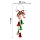 thumbnail image 2 of Santa Claus Campana de trineo de Navidad, guirnalda de campanas, colgantes decorativos, decoración de hierro, puerta de árbol para el hogar, 2 of 5