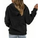 thumbnail image 5 of Tops deportivos,Sudadera informal con capucha para mujer, blusa con cuello abotonado, top holgado de poliéster, abrigo cálido de manga larga para el hogar, sopatenor, 5 of 8